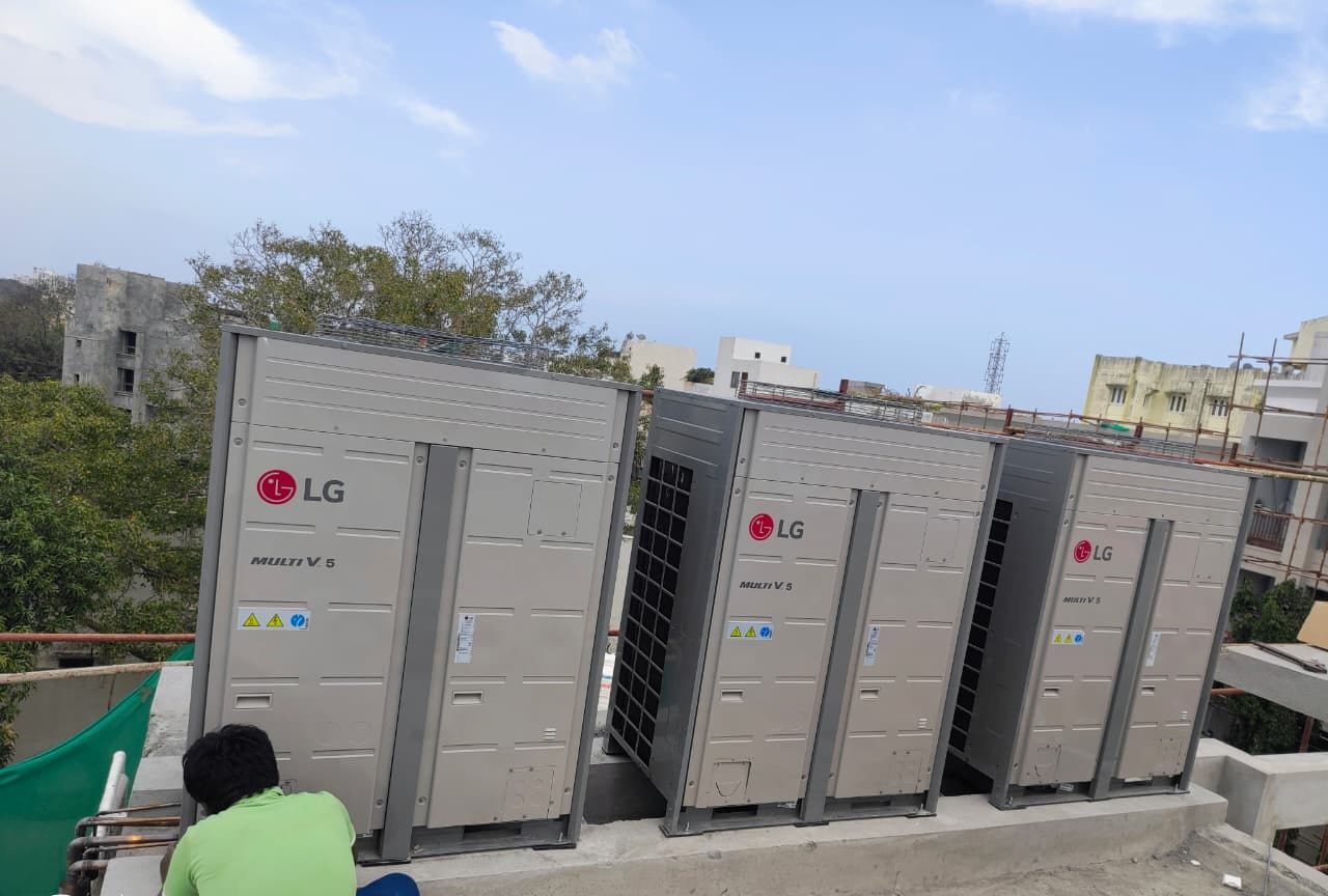 Binu Residence, Gopalapuram air conditioning installation